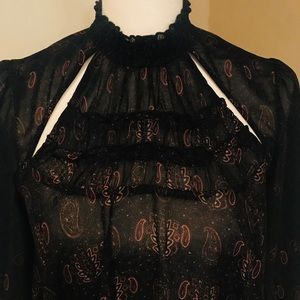 Chiffon Free People tunic